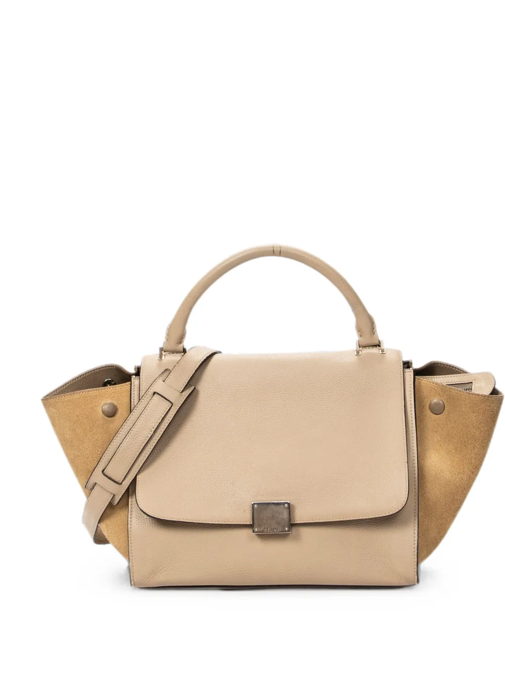 Celine Pre-Owned Borsa a spalla Trapeze piccola - Toni neutri
