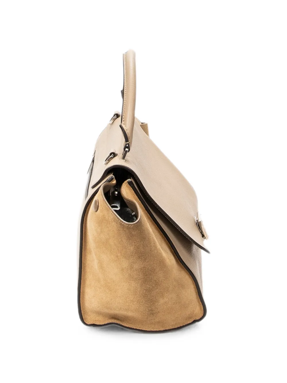 Celine Pre-Owned Kleine Trapeze schoudertas Beige