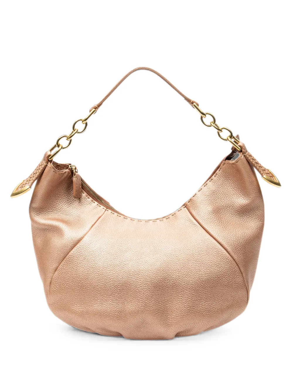 Fendi Pre-Owned Borsa a spalla Selleria Chain - Toni neutri