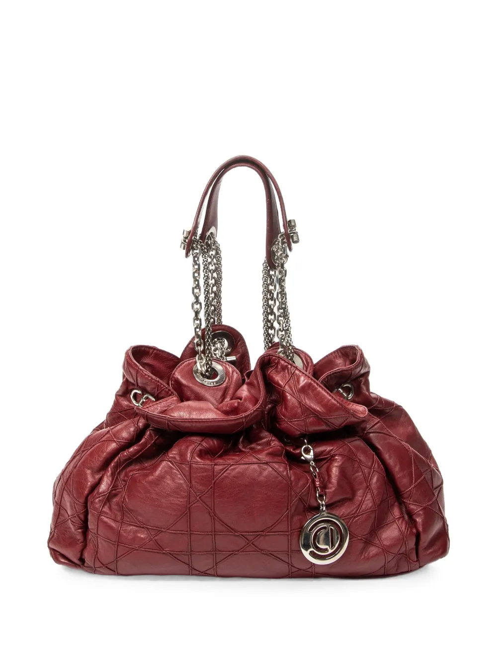Christian Dior Pre-Owned Le Trente Cannage shoulder bag - Red