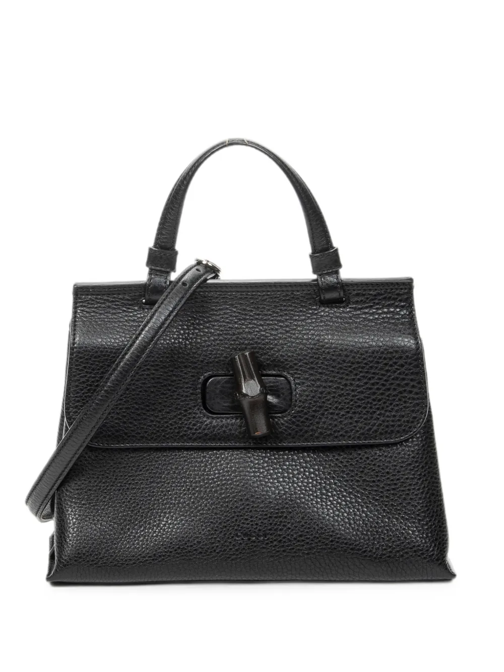 Gucci Pre-Owned small Bamboo Daily leather shoulder bag - Schwarz