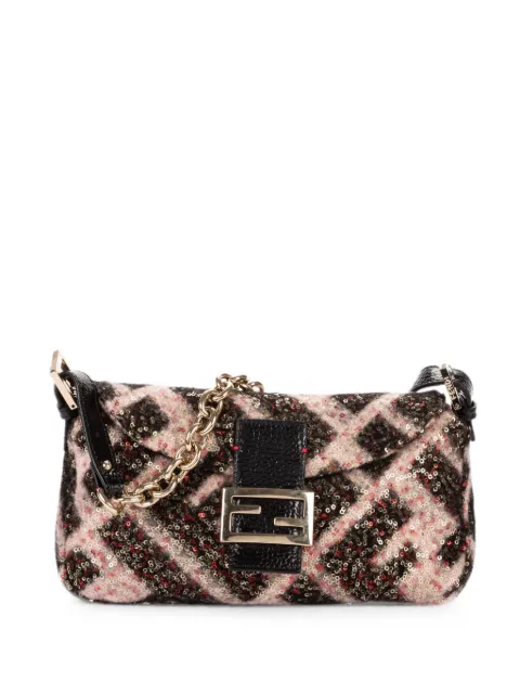 Fendi Pre-Owned sequin-embellished shoulder bag