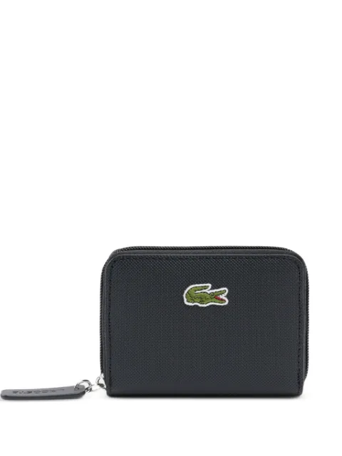 Lacoste mini logo-patch zip-around wallet