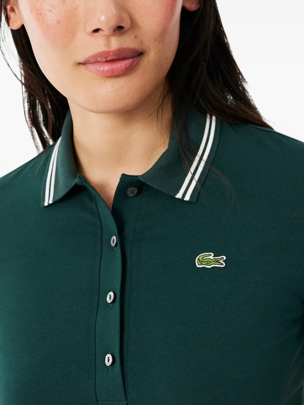 Lacoste L. 12. D slim-fit trim-detail polo Groen