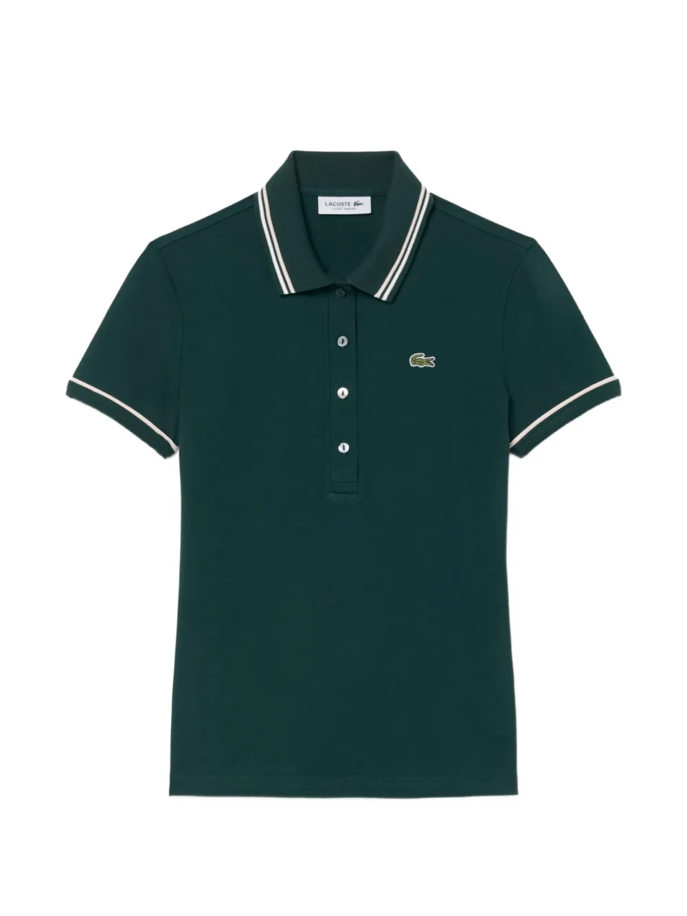 Lacoste L. 12. D slim-fit trim-detail polo - Verde