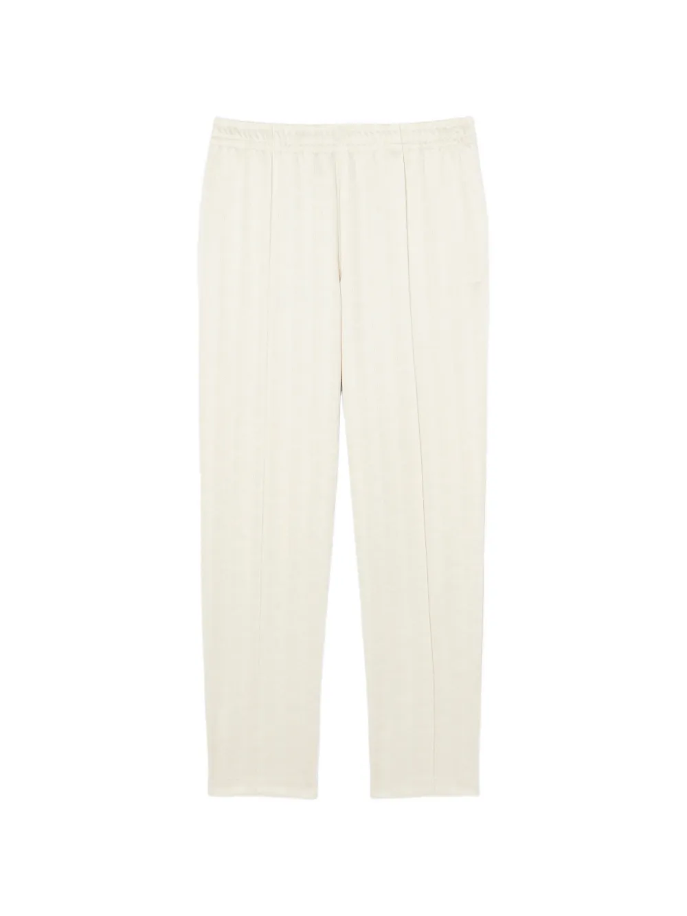 Lacoste monogram-jacquard pleated track pants - Toni neutri