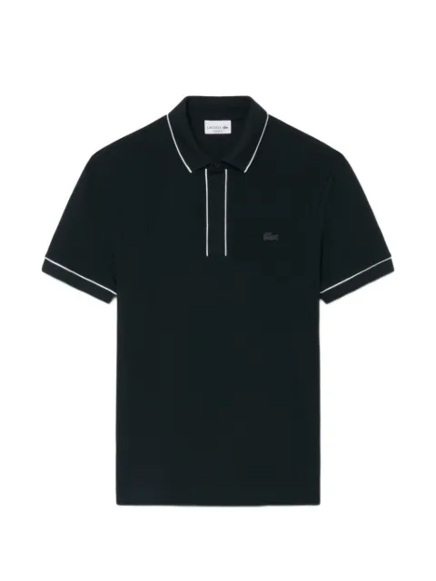 Lacoste piped-trim polo shirt