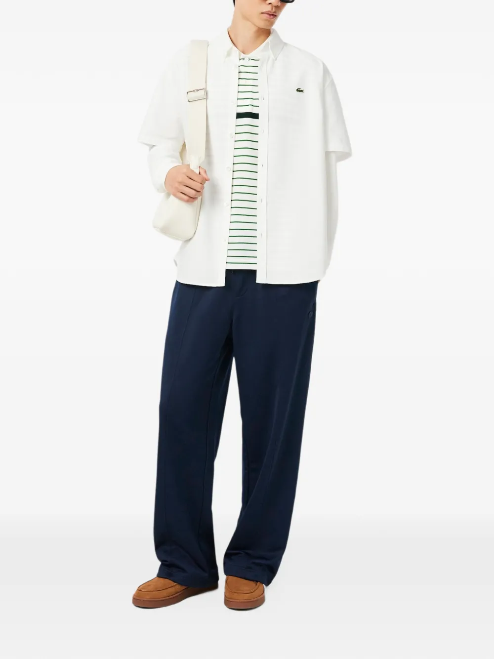 Lacoste fleece sweatpants Blauw