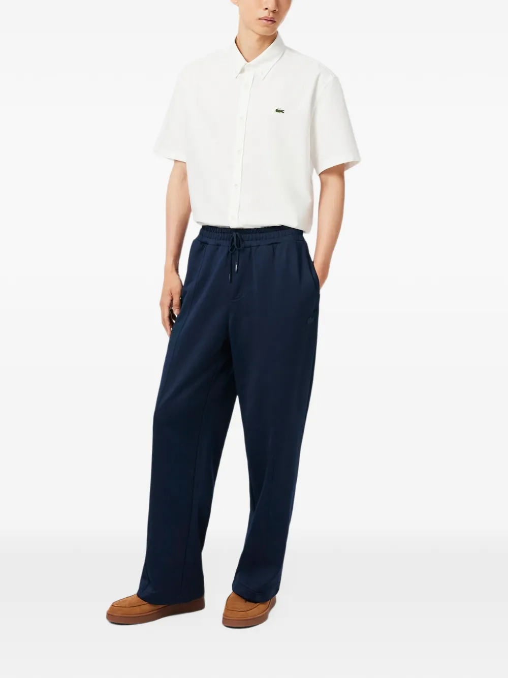Lacoste fleece sweatpants Blauw