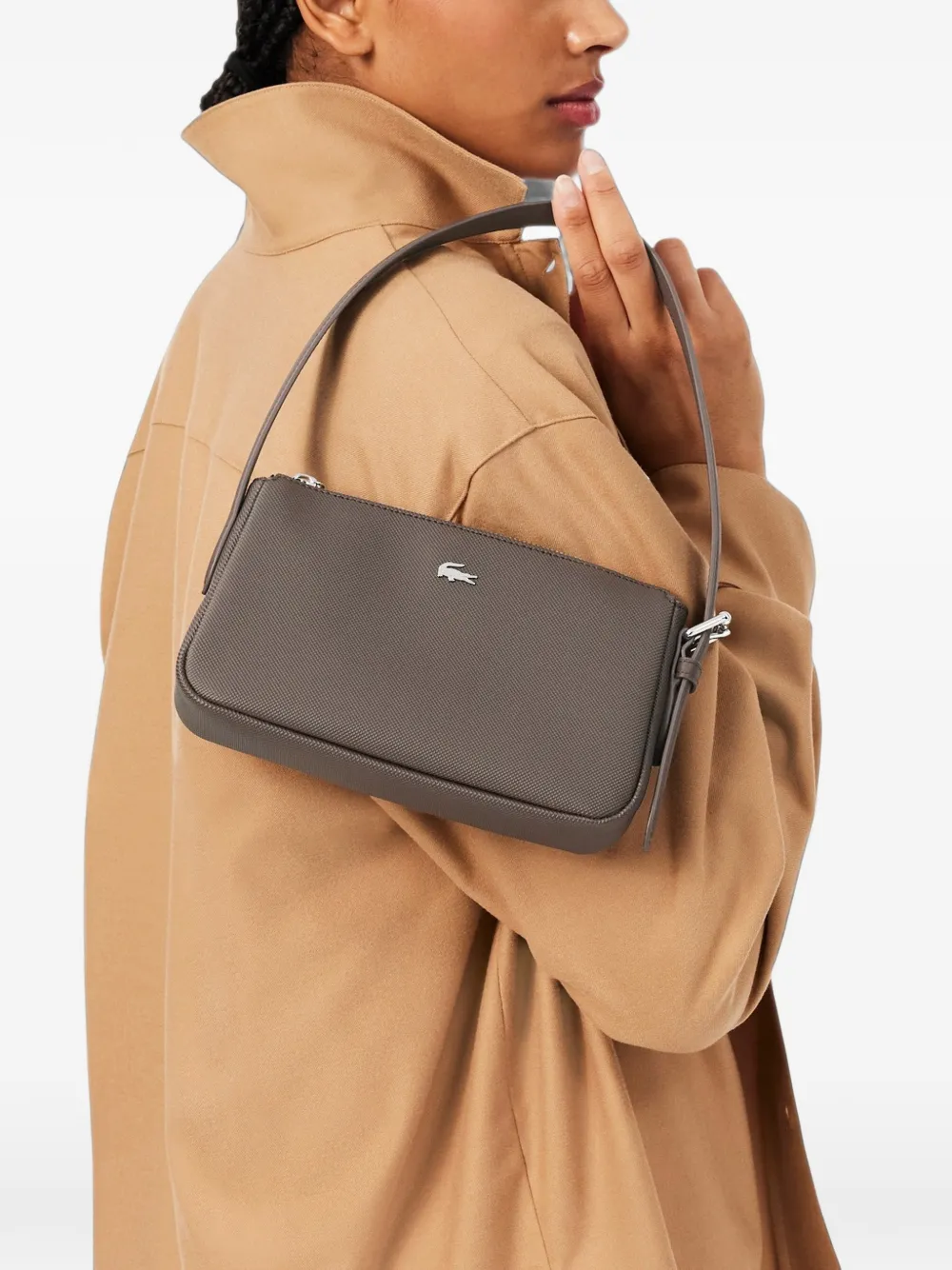 Lacoste Daily City shoulder bag Bruin