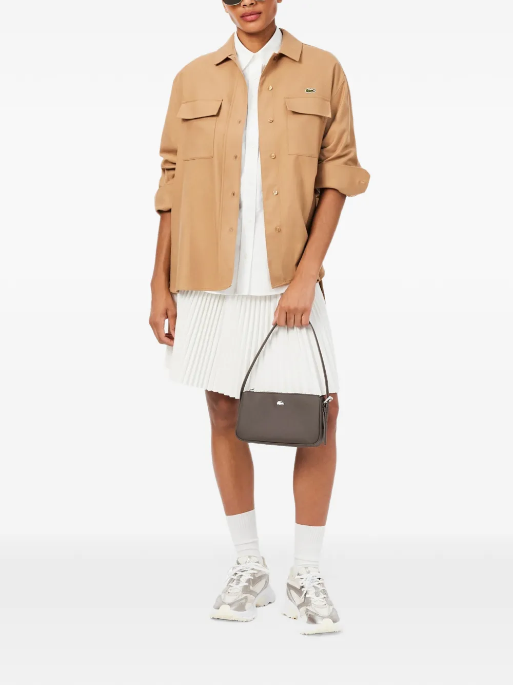 Lacoste Daily City shoulder bag Bruin