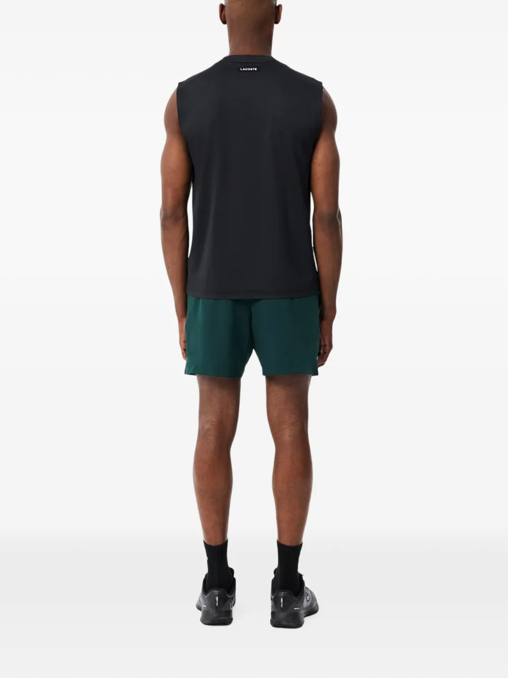Lacoste Shorts met trekkoord Groen
