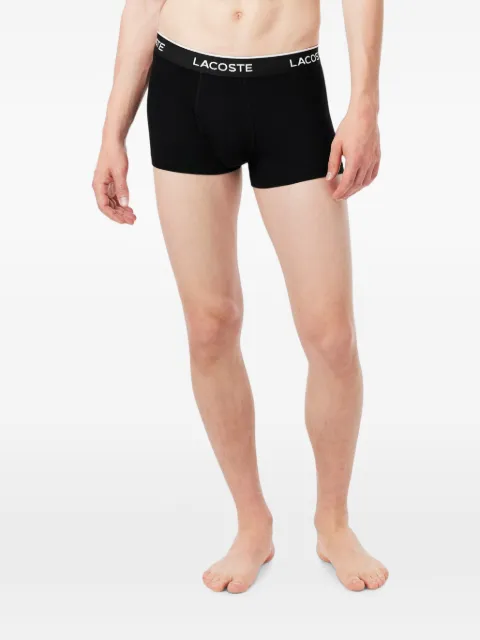 Lacoste logo-waistband boxers (set of three)