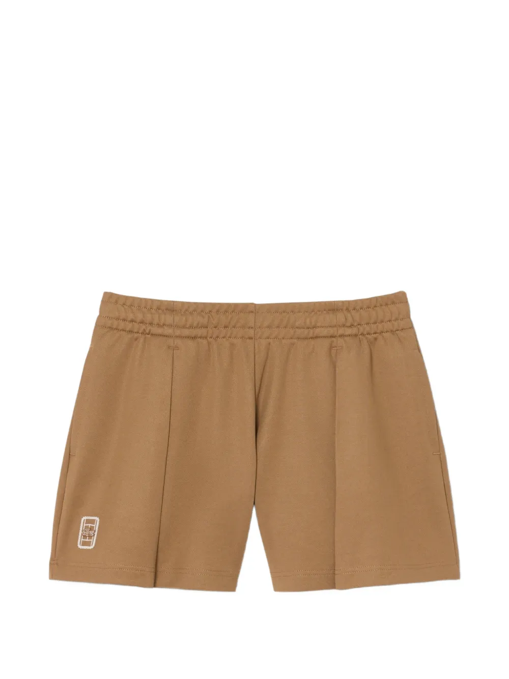 Lacoste interlock piqué shorts - Marrone