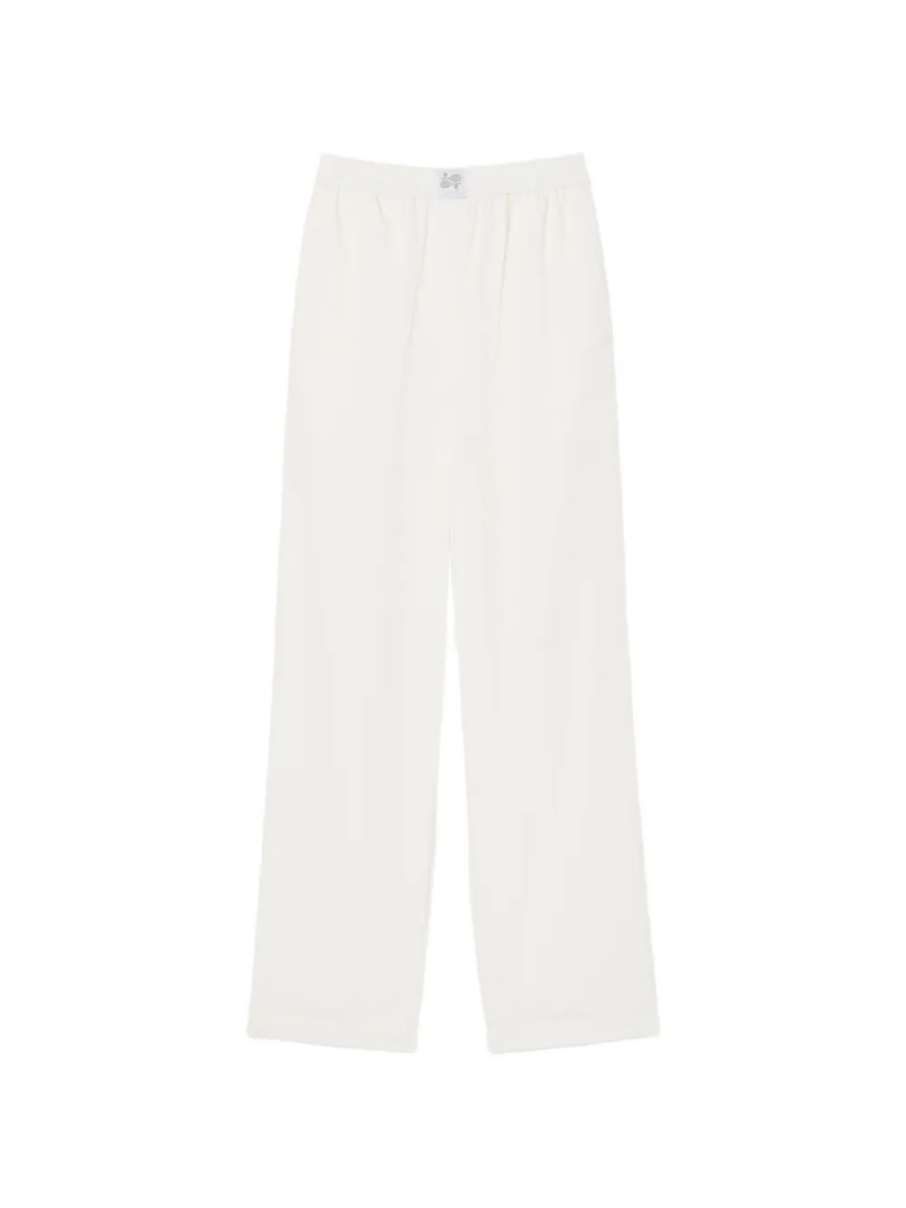 Lacoste wide-fit cotton Petit Piqué pants - Bianco