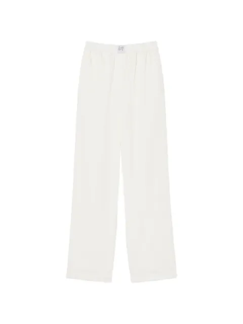 Lacoste wide-fit cotton Petit Piqué pants