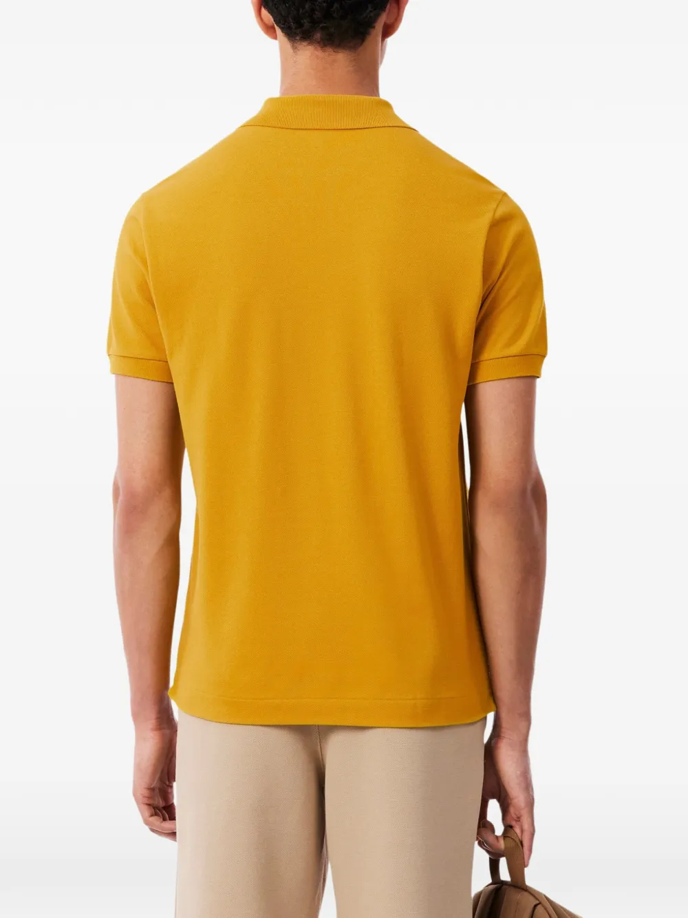 Lacoste Classic Fit Original poloshirt met logo-patch Geel