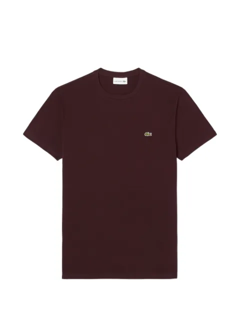 Lacoste logo-patch pima-cotton T-shirt