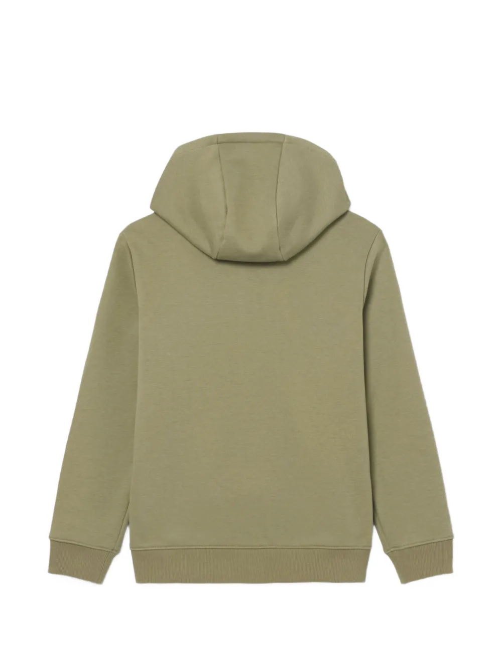Lacoste Kids Unbrushed fleece sweater met rits Groen