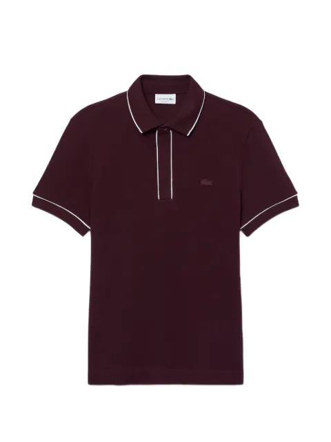 Lacoste Paris piped-trim piqué polo shirt