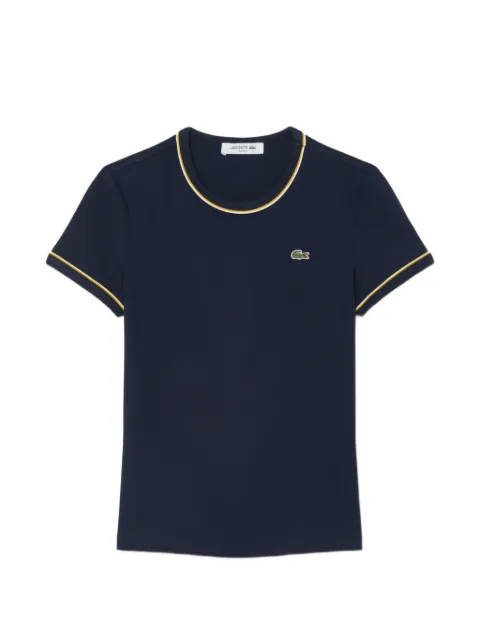 Lacoste contrast-trim jersey T-shirt