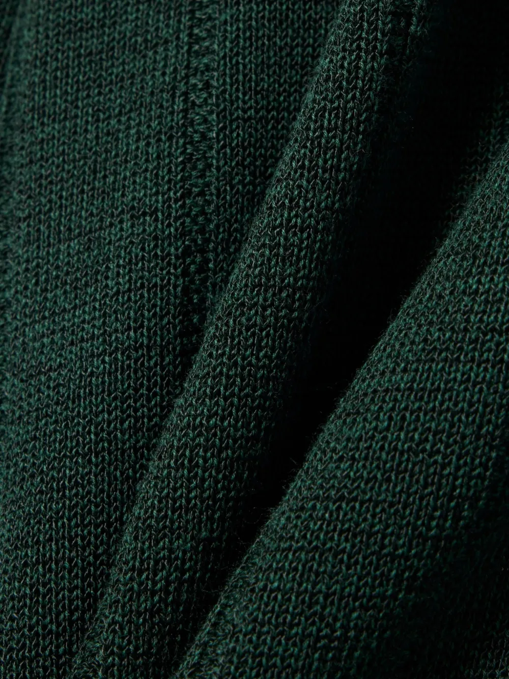 Lacoste Ribgebreid vest Groen