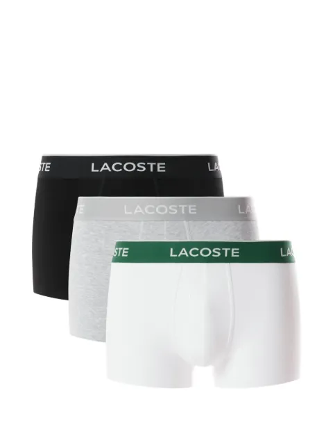 Lacoste logo-waistband boxers (set of three) 