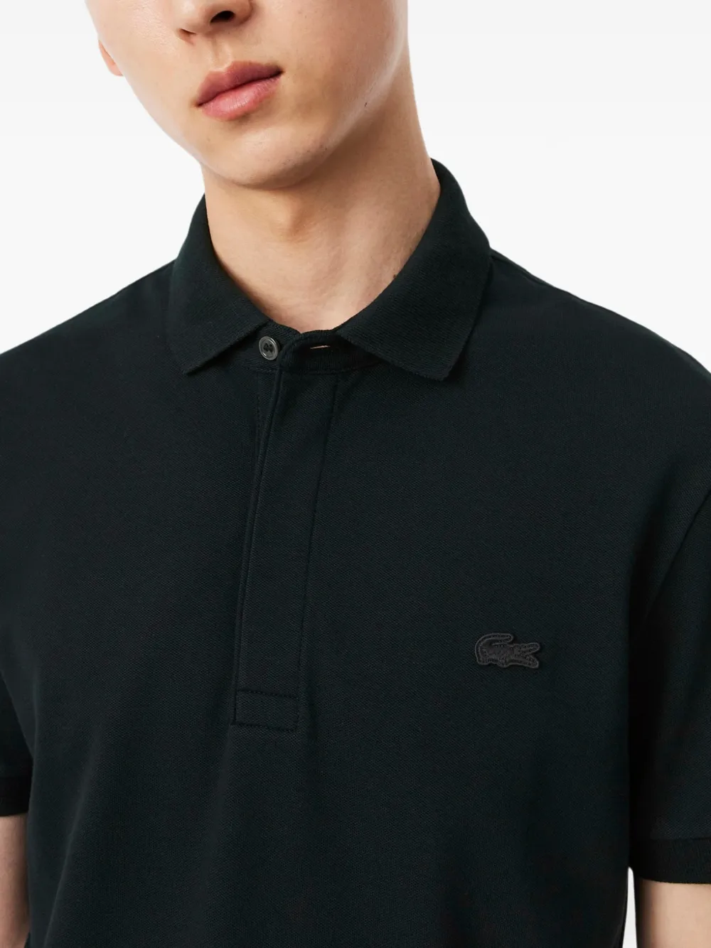 Lacoste Poloshirt met logopatch Groen