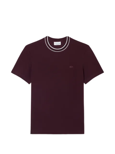 Lacoste contrast-trim T-shirt