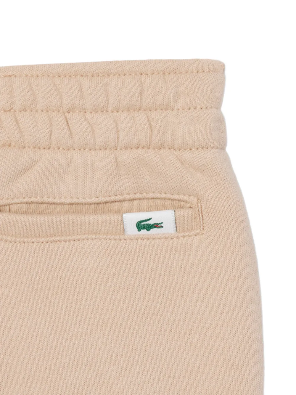 Lacoste Kids logo-patch track set Beige