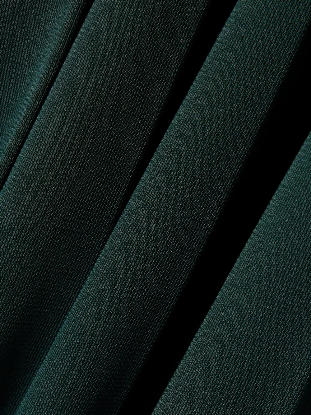 Lacoste Maxi-jurk met polokraag plooien en logo-patch Groen