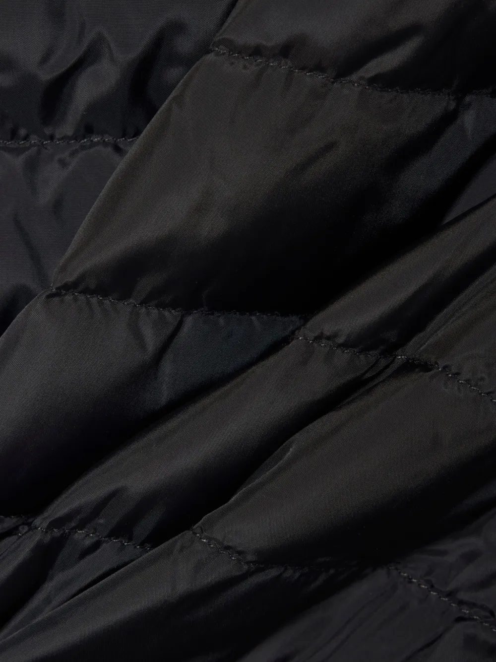 Lacoste taffeta puffed vest Zwart