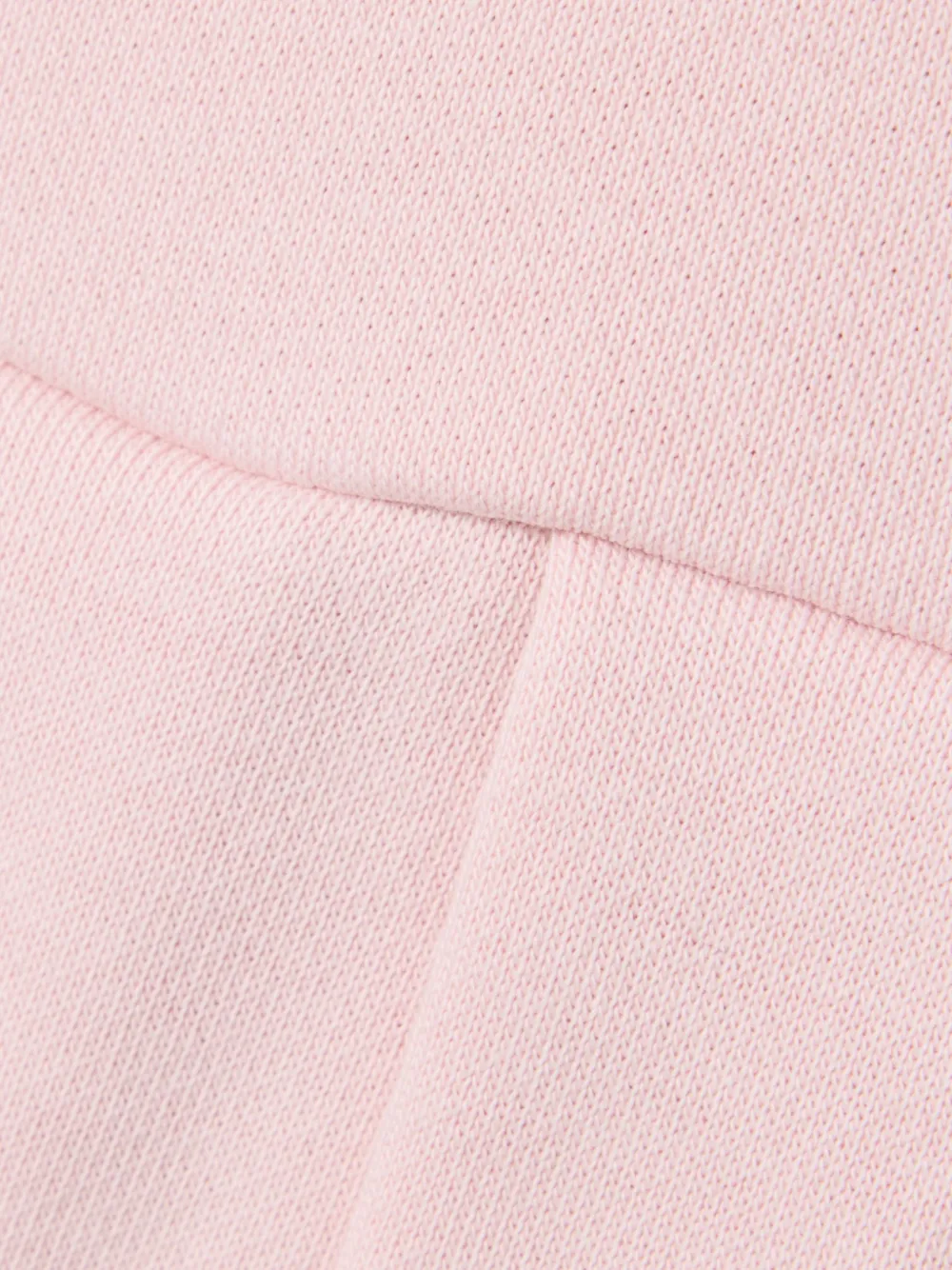Lacoste Kids long sleeved fleece dress Roze