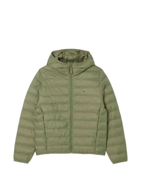 Lacoste quilted hooded puffer jacket