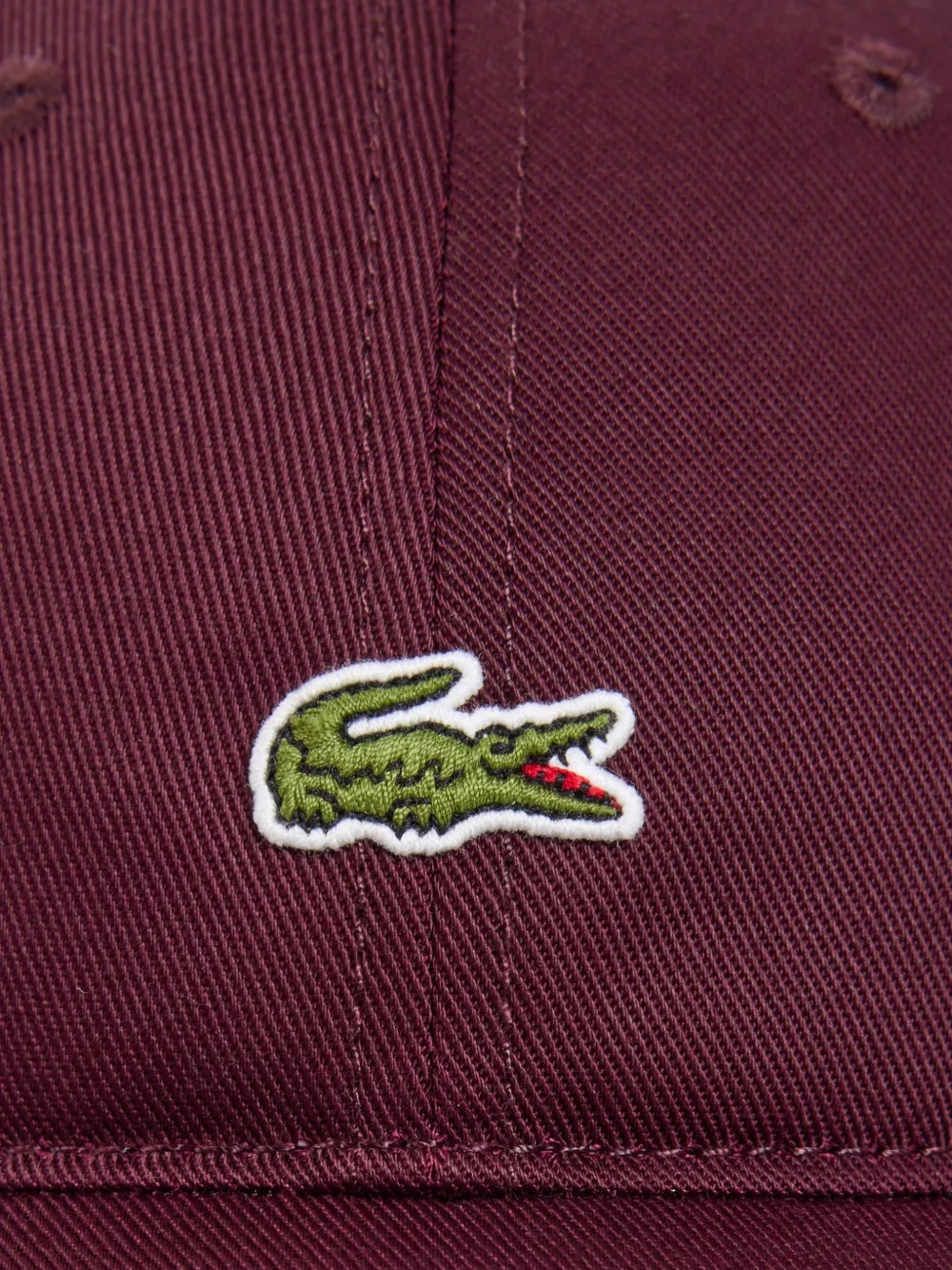 Lacoste Honkbalpet met logopatch Bruin