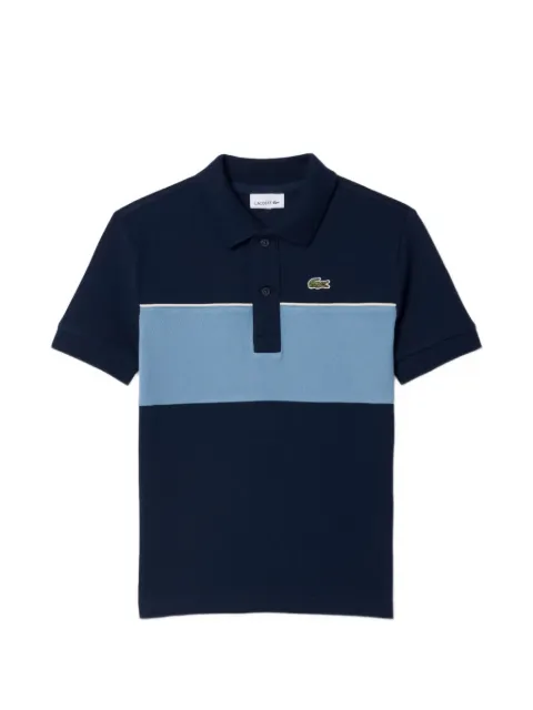 Lacoste polo con rayas en contraste