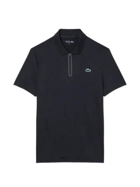 Lacoste Ultra Dry jacquard crocodile tennis polo shirt