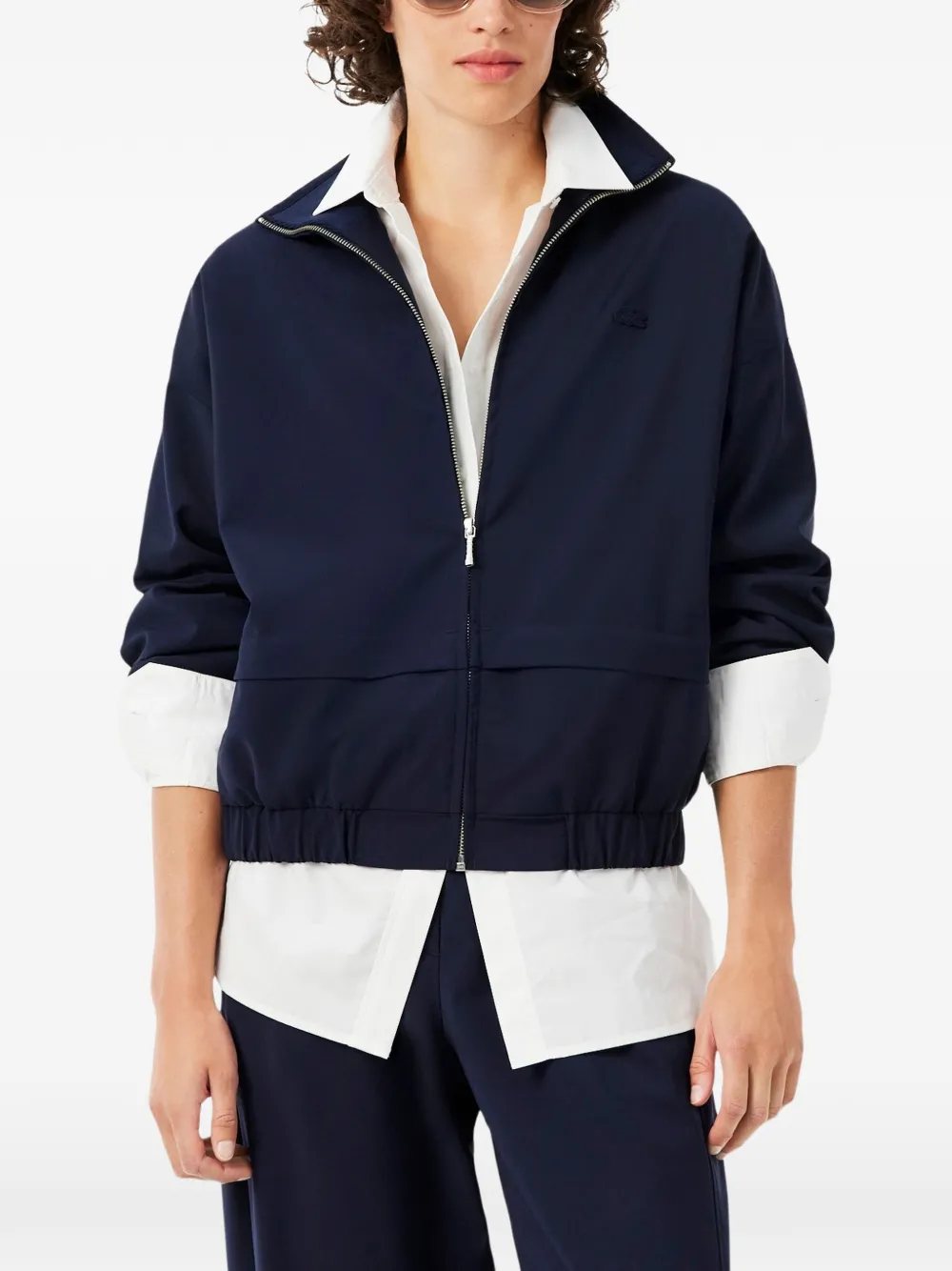 Lacoste oversized track jacket Blauw