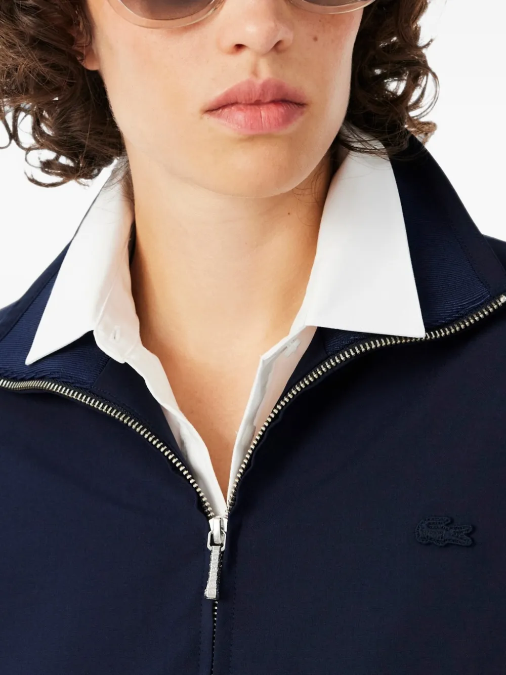 Lacoste oversized track jacket Blauw