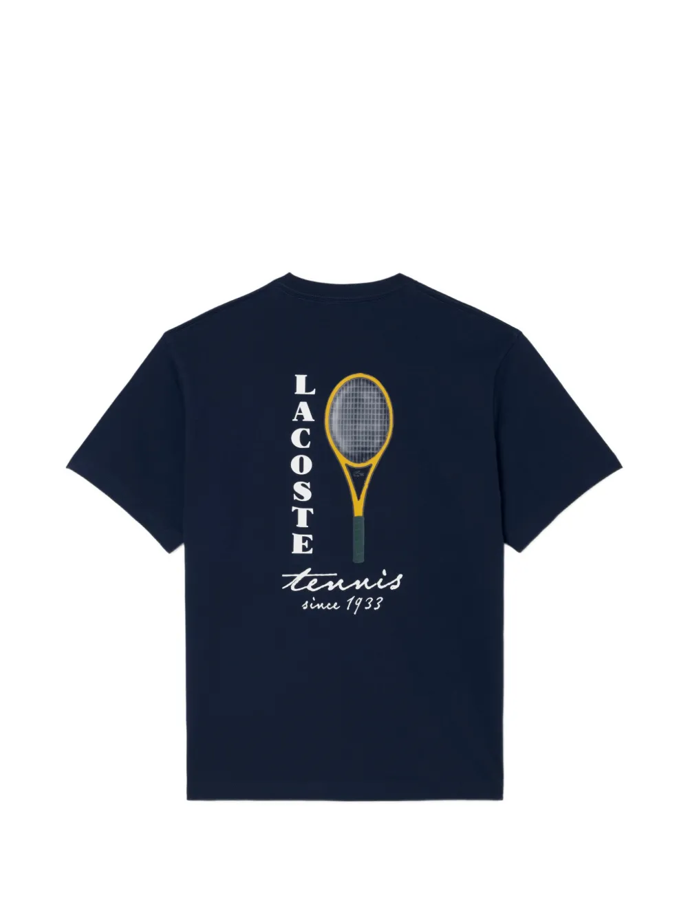 Lacoste Accent Tennis T-shirt met grafische print Blauw