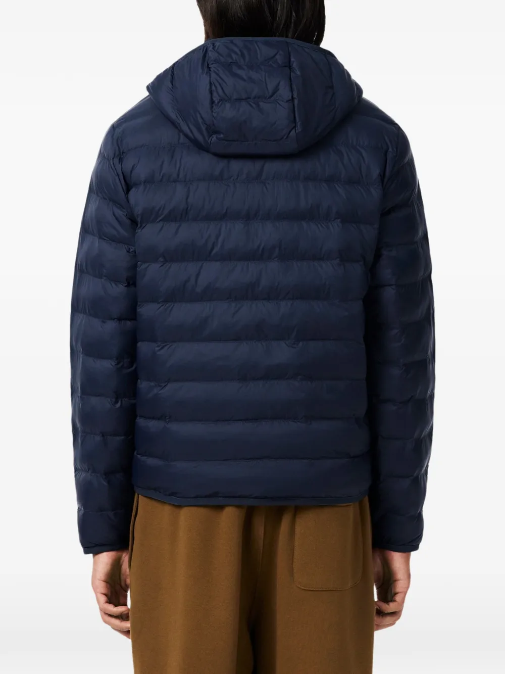 Lacoste water-repellent down windbreaker Blauw
