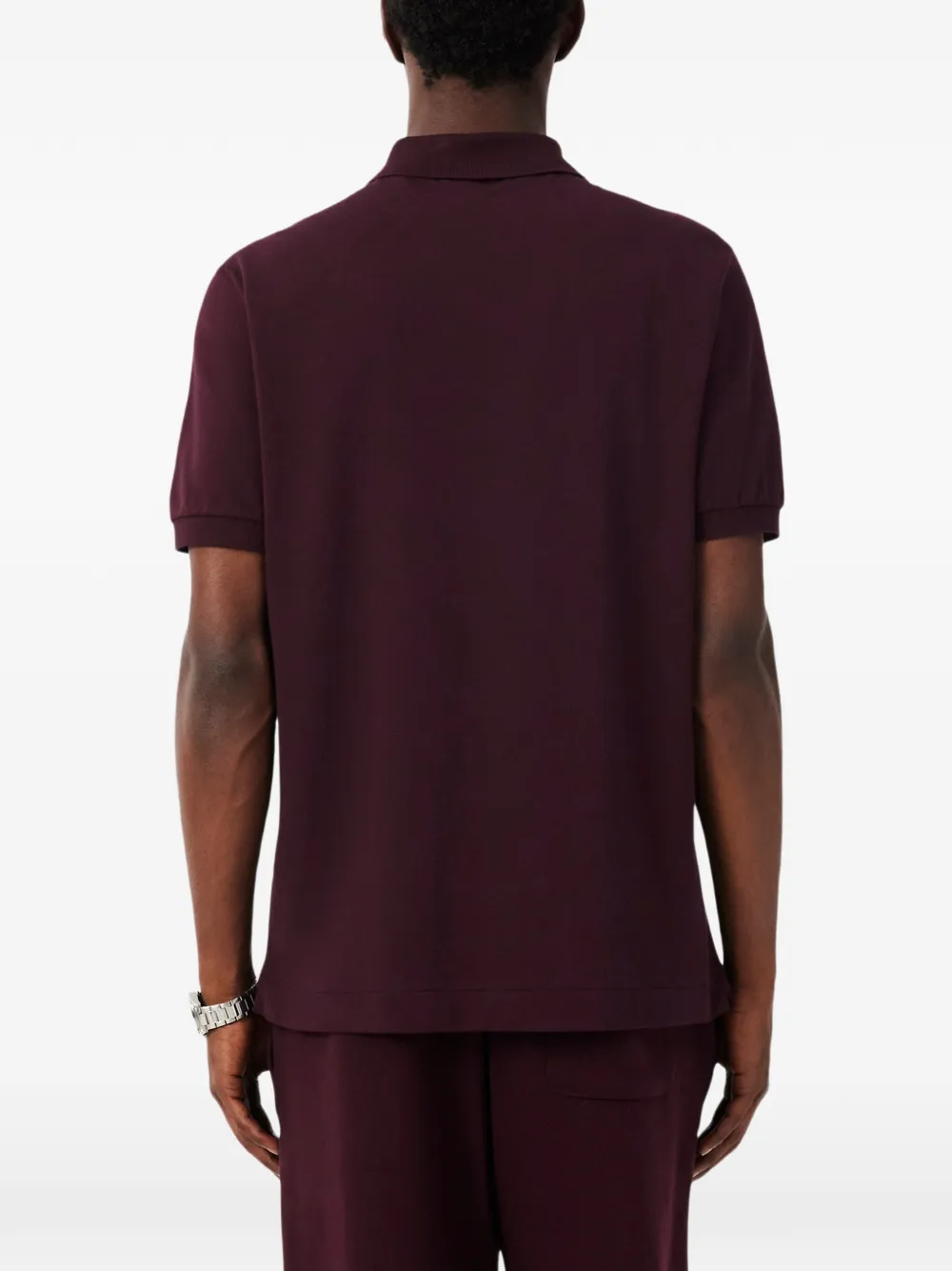 Lacoste L.12.12 Light poloshirt met logo-patch Paars