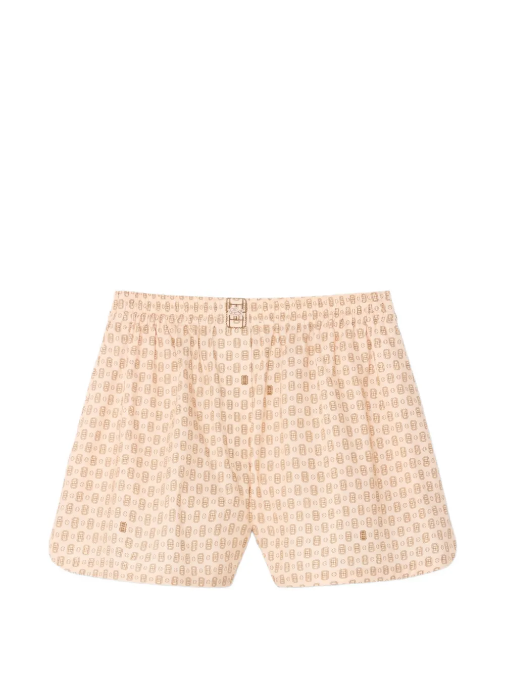 Lacoste printed oversized bermuda shorts - Rosa
