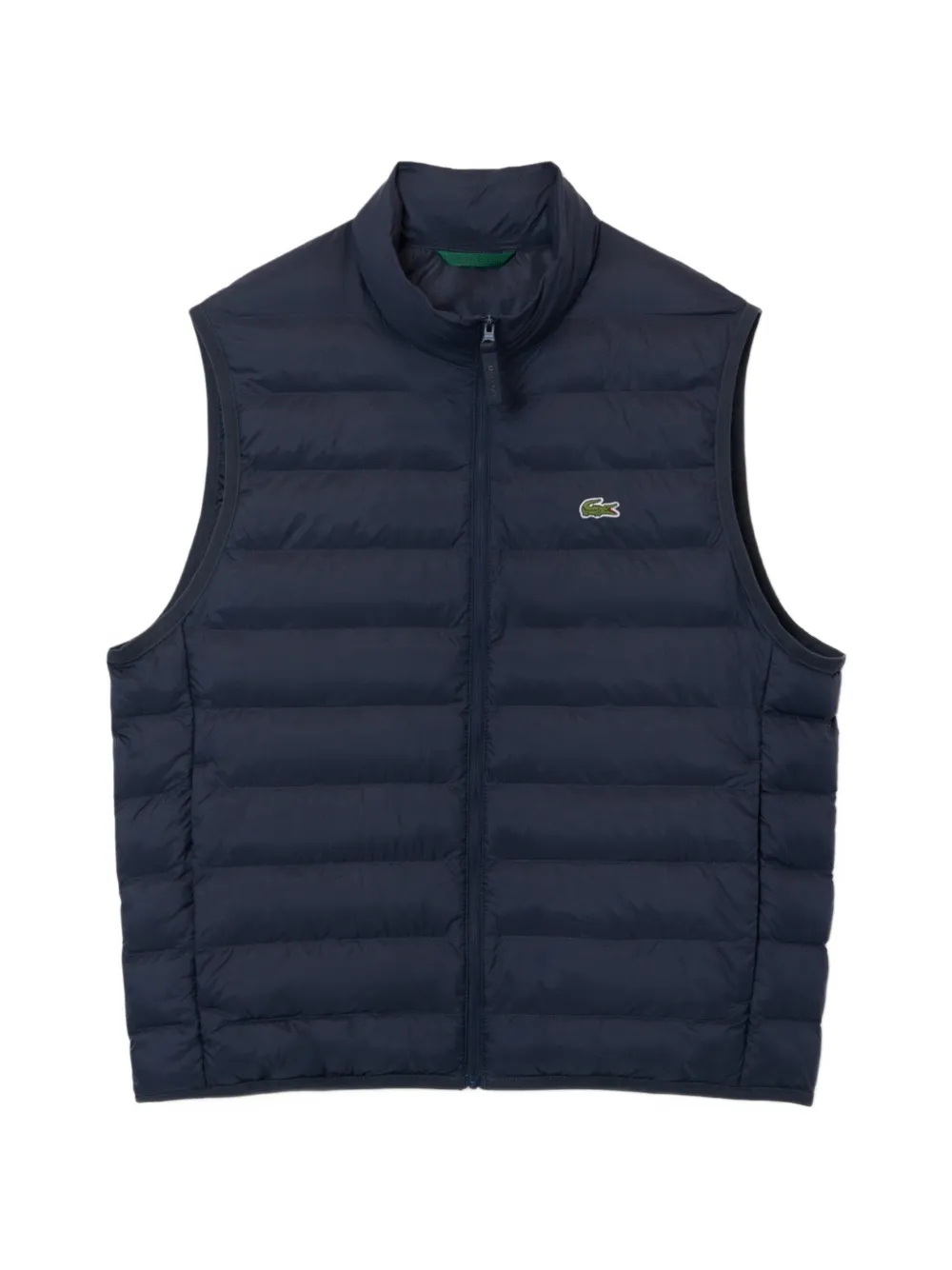 Lacoste water-repellent puffed windbreaker vest - Blau