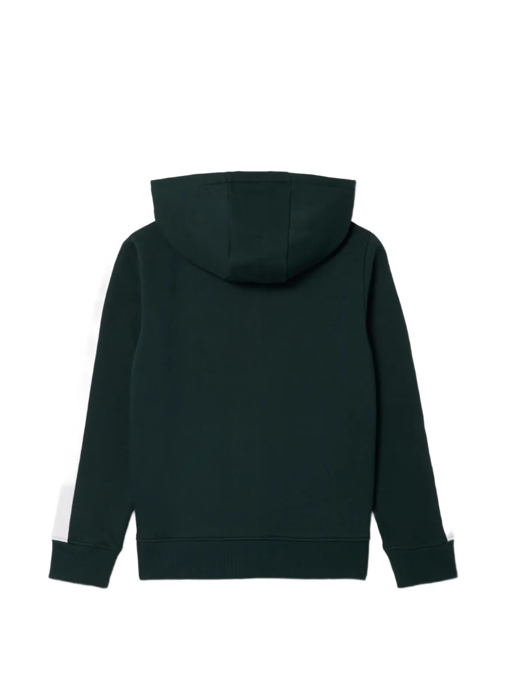 Lacoste zipped fleece hoodie Groen