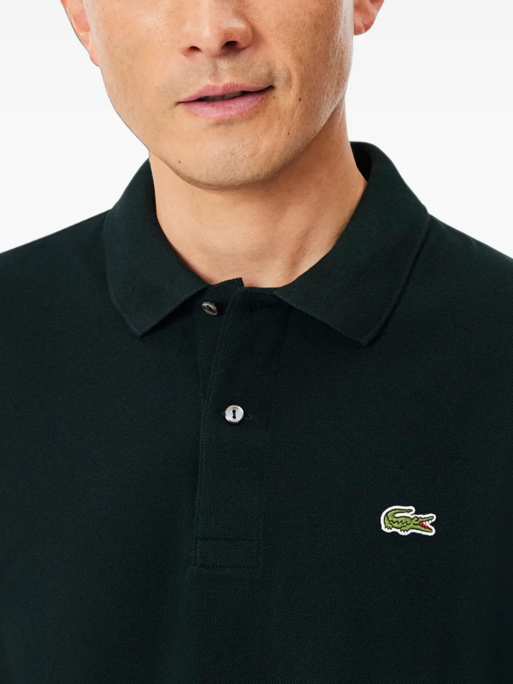Lacoste Classic Fit Original poloshirt met logo-patch Groen