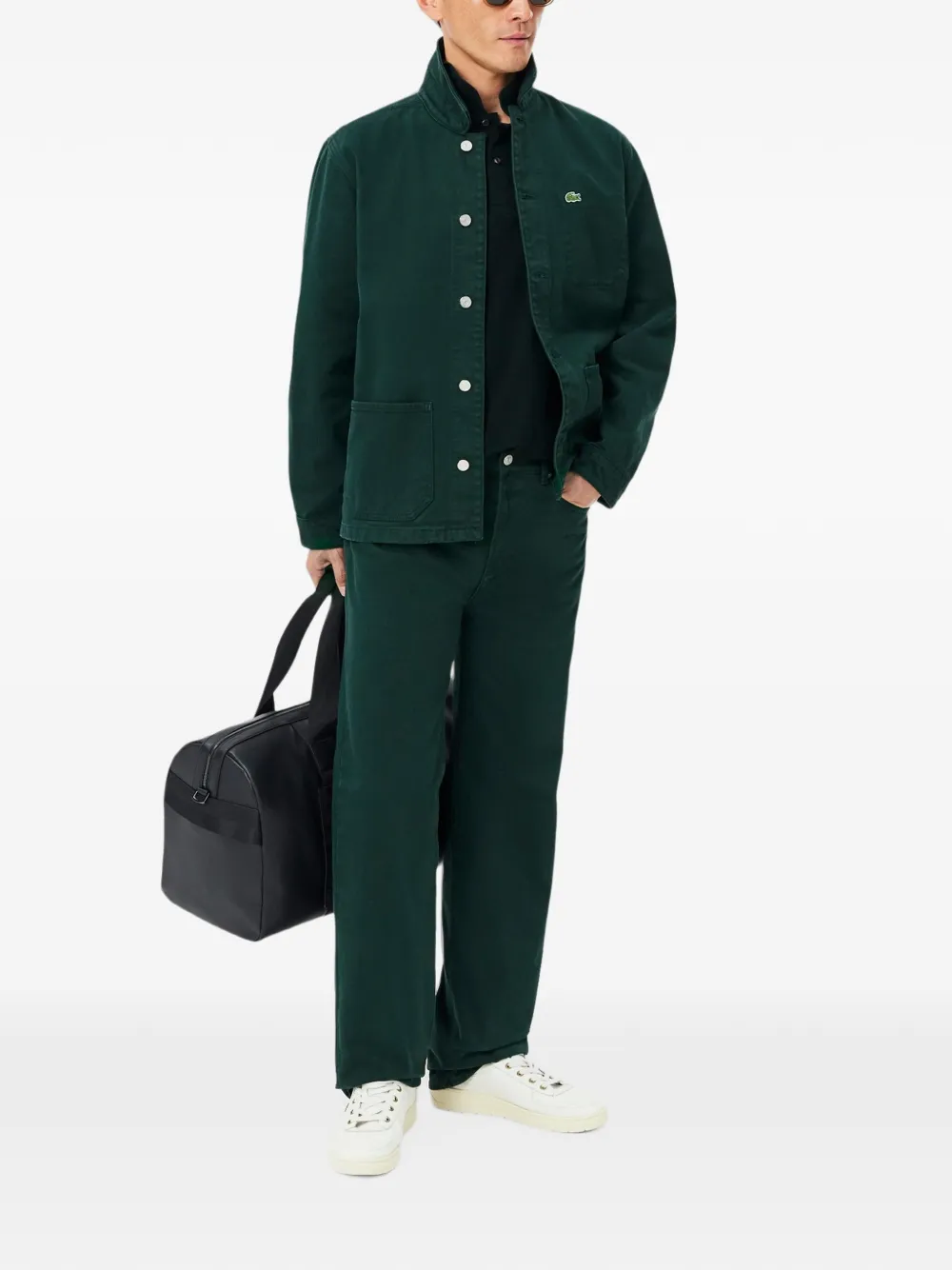Lacoste Classic Fit Original poloshirt met logo-patch Groen