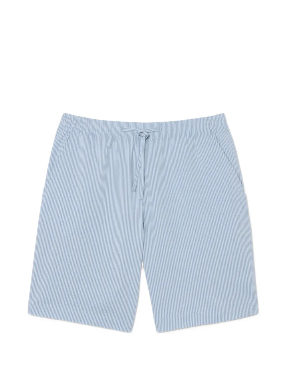 Lacoste cotton seersucker shorts - Blau