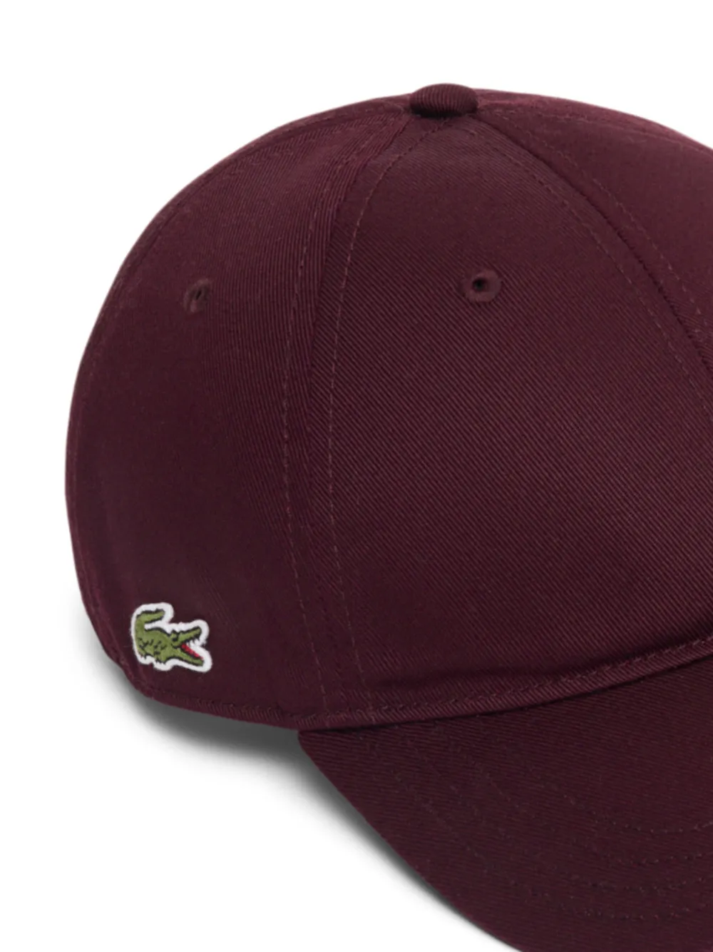 Lacoste Honkbalpet met logopatch Rood