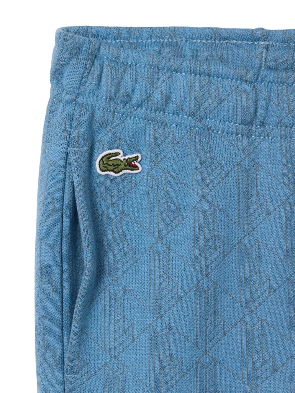 Lacoste monogram sweatpants Blauw